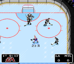 NHL Pro Hockey '94 (Japan) In game screenshot